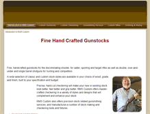 Tablet Screenshot of customstockmaker.com